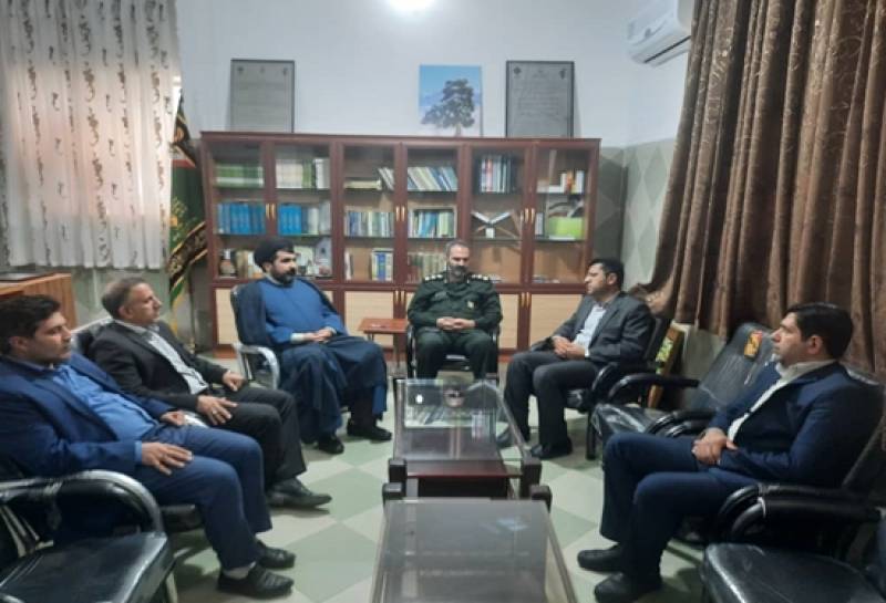 دیدار مدیر کل دامپزشکی جنوب کرمان با فرمانده سپاه شهرستان جیرفت